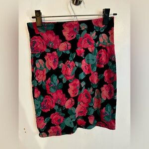 Talula rose print body con skirt